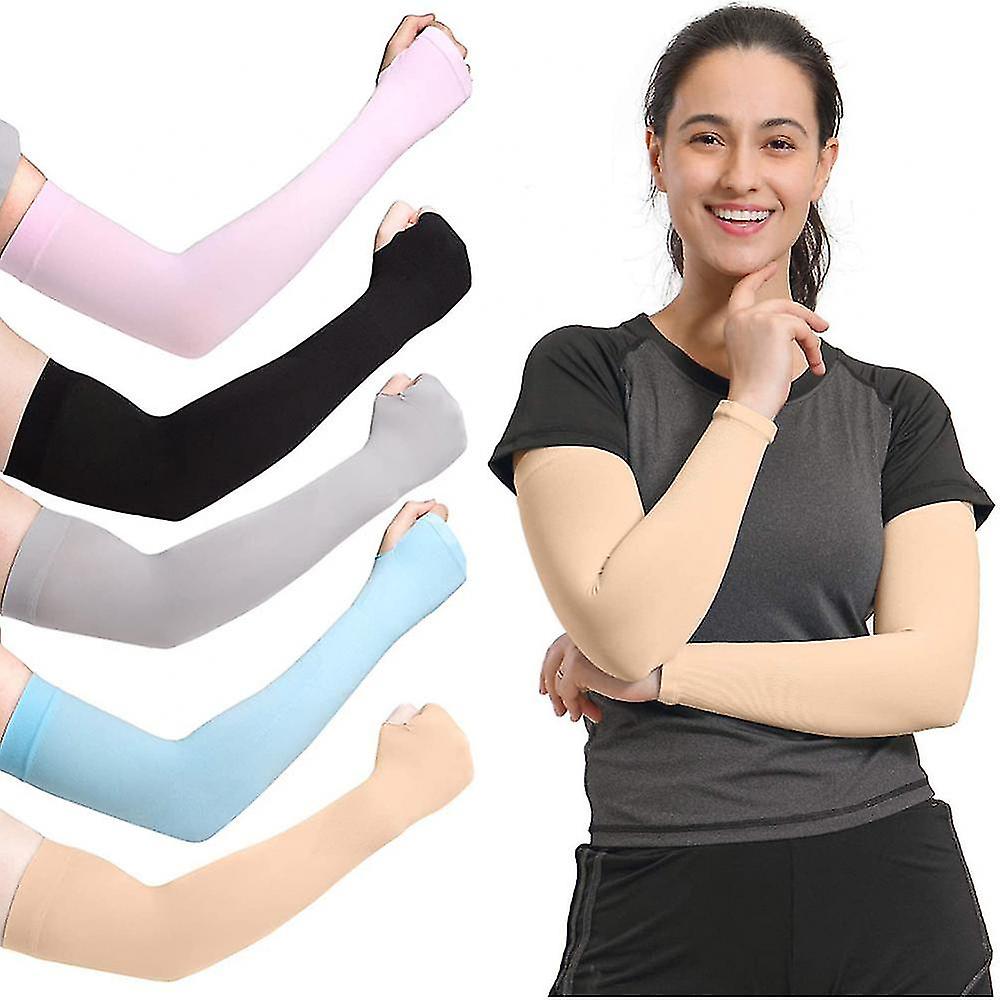 1 par sommar utomhus cykelarmärmar täcker UV solskydd överärmar -c