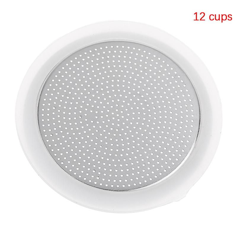 Silicone Gaskets + Aluminum Filter Moka Pot Coffee Bottle Replacement Compatible