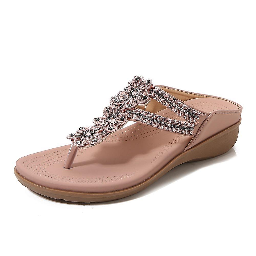 Bohemian Retro Platform Women's Flat Sandals
