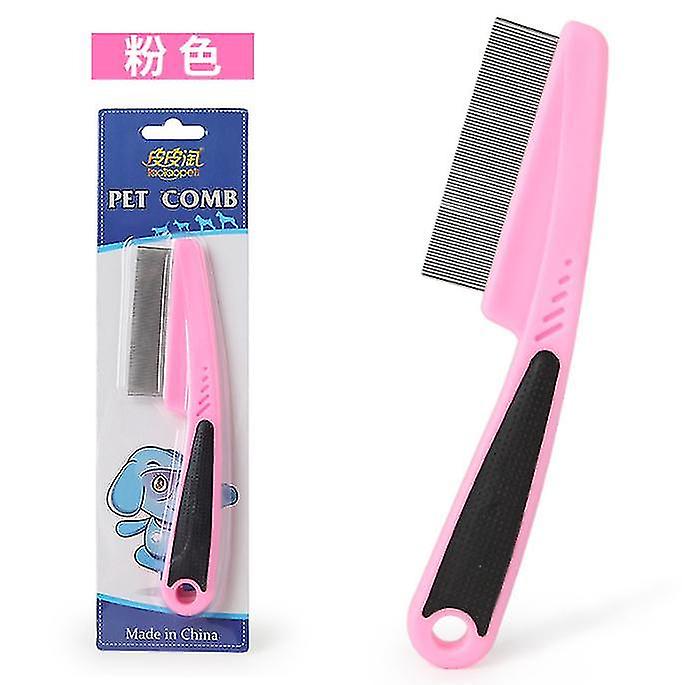 Cat Dog Flea Comb Stainless Steel Lice Comb Professional Dust Comb Flea Comb Brush Tear Stain Remover Pet Care