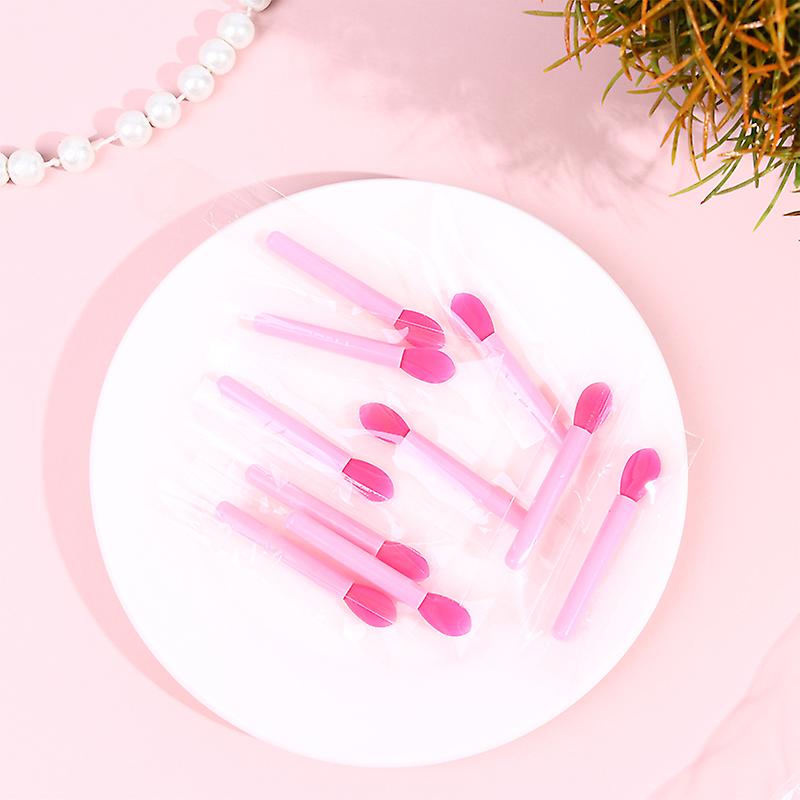10pcs multifunctionele siliconen lipborstels lipgloss applicator make-up tools