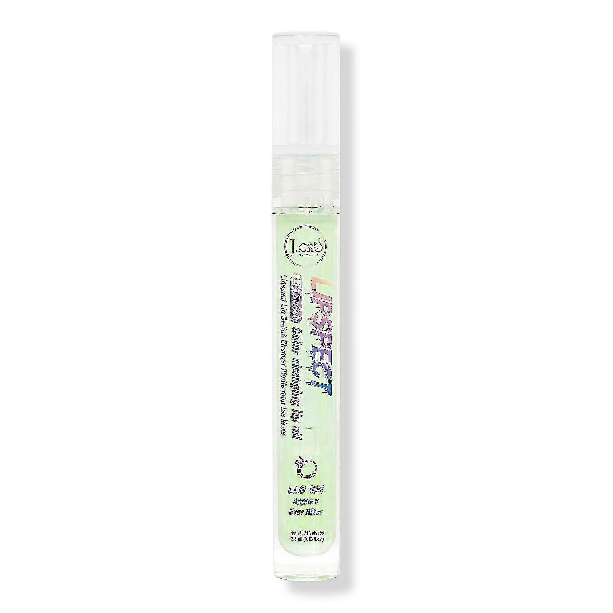J.cat Beauty Lipspect Lip Switch Color Changing Lip Oil, Appley Ever After, 0.1 Oz