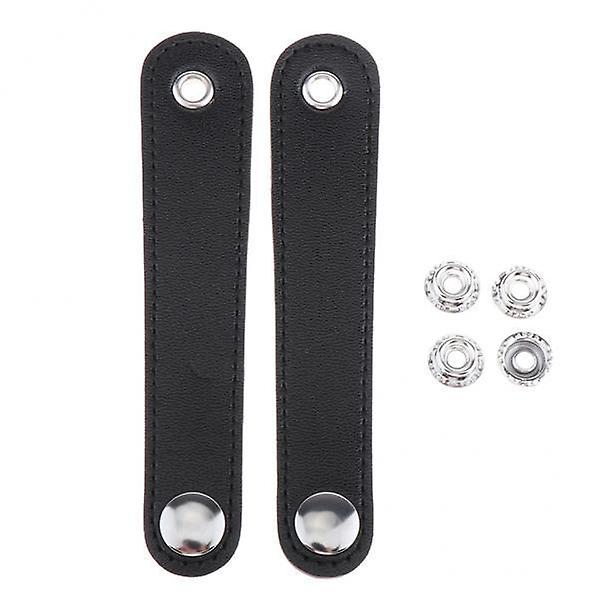 3xAccordion Bellows Strap Clasp PU Leather, Centre Distance Optional 11.6cm