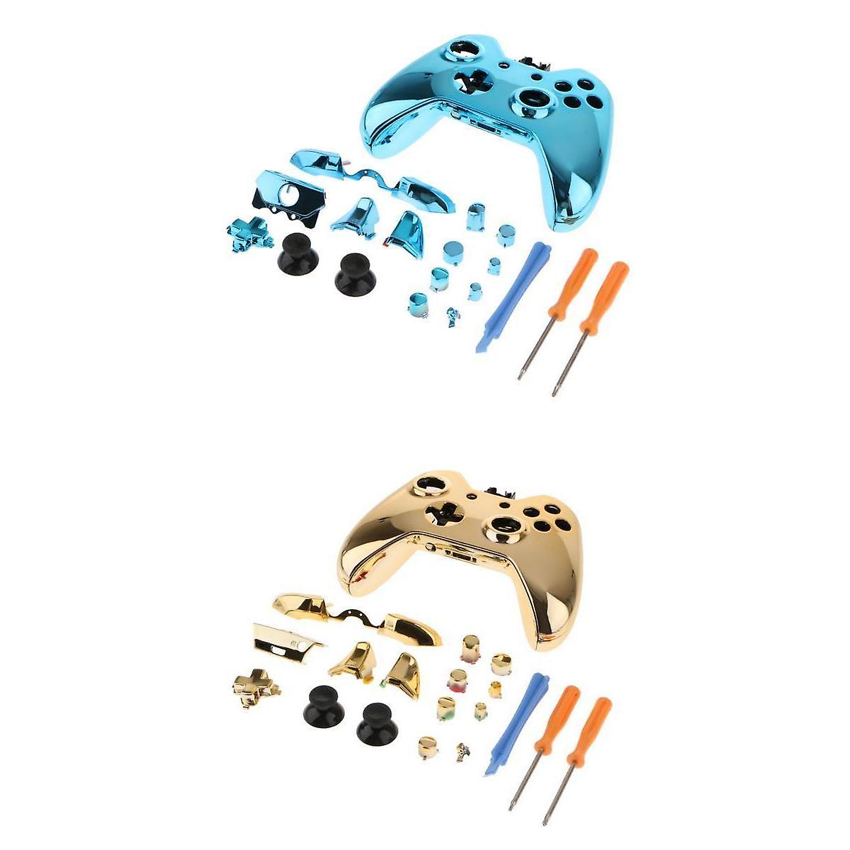 2x Full Shell Kit Replacement Cover Case Skin Set for One Controllers