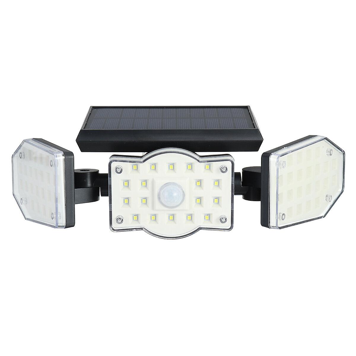 62 Led Solar Motion Sensor Security Lights, Waterproof & Angle Adjustable For Outdoor Use