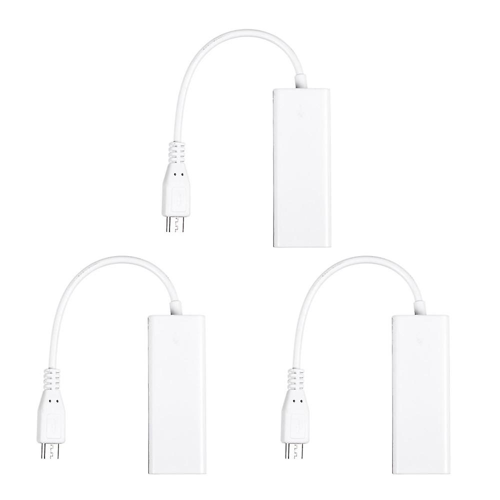3x Mini Usb 5 Pin 10/100 Mbps Rj45 Lan Ethernet Adapter For Tablet Pc