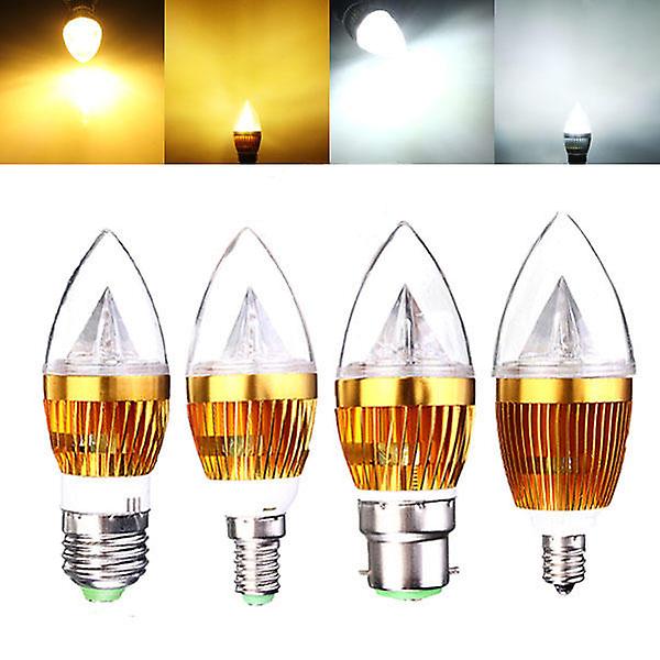 Dimmable 3w Led Chandelier Candle Light Bulb - 220v Energy Efficient Lighting