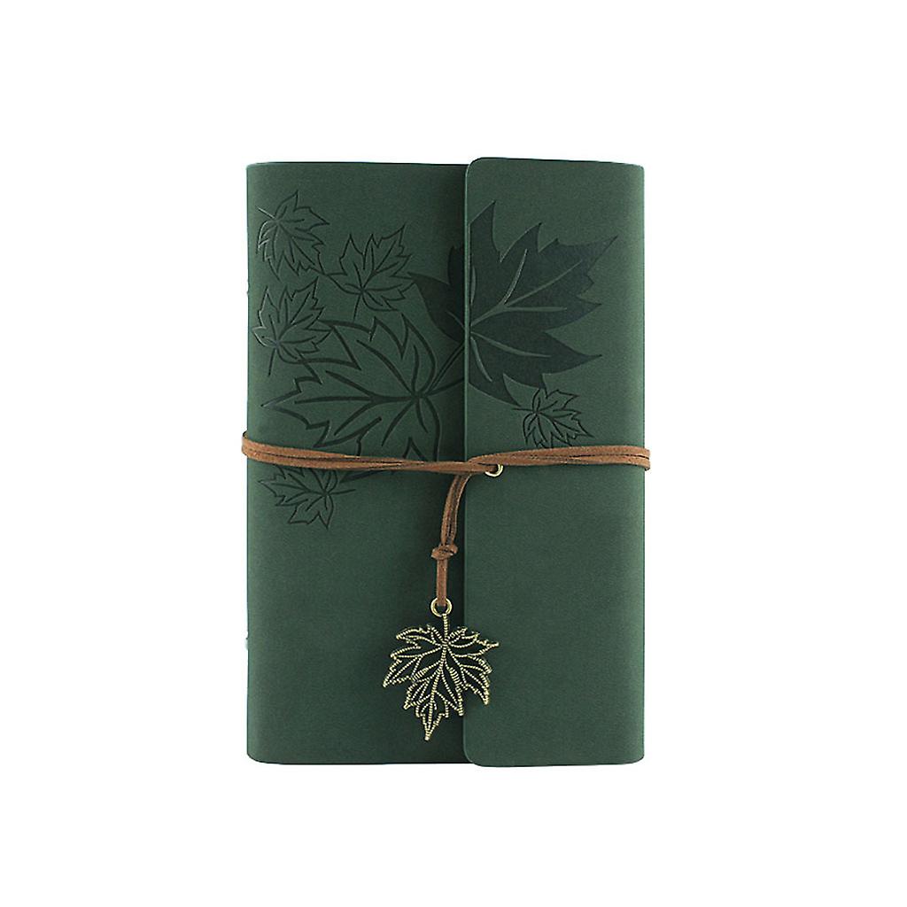 Refillable Loose Leaf Notebook 6 Ring Journal Notepad Blank Paper For Record
