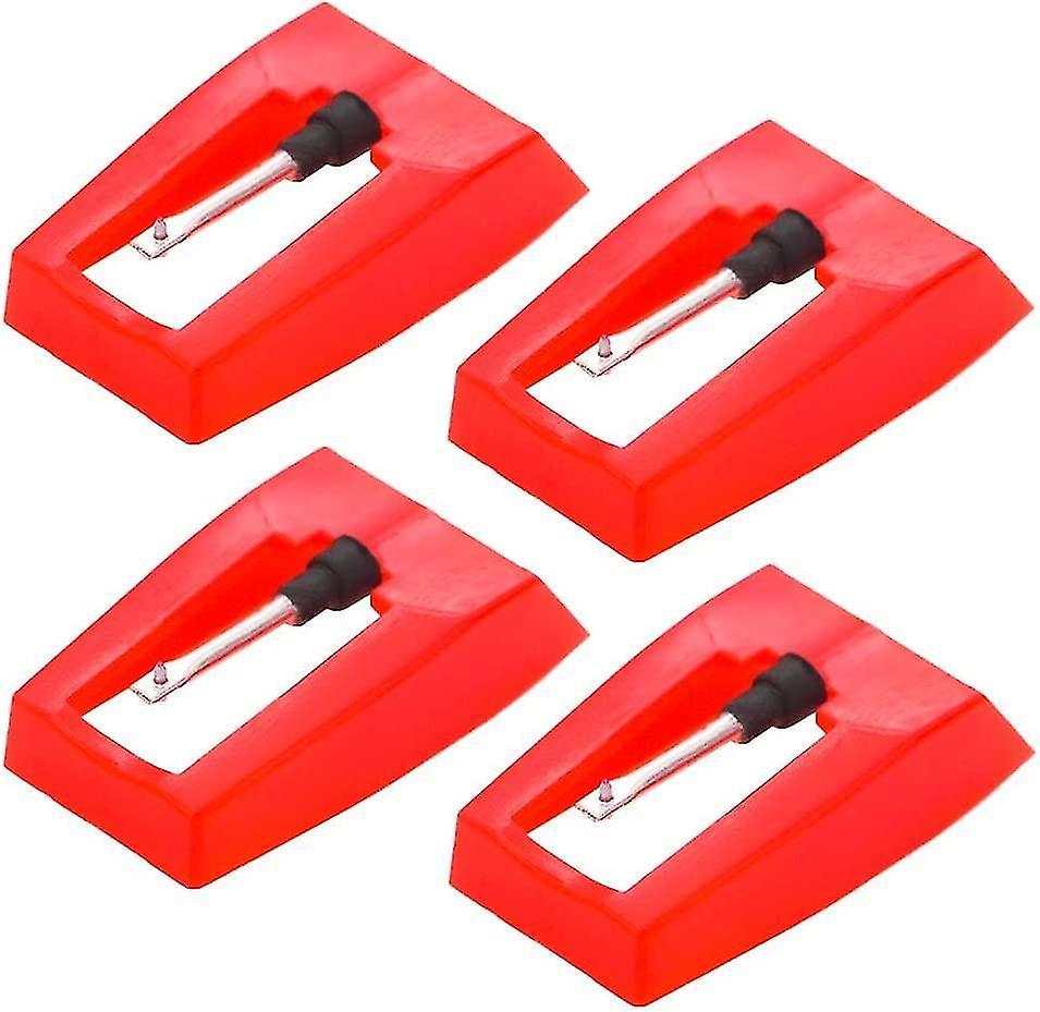 sysy 4 Pack Record Player Needle, Diamond Replacement Stylus Needle Compatible with Vinyl Record Pla