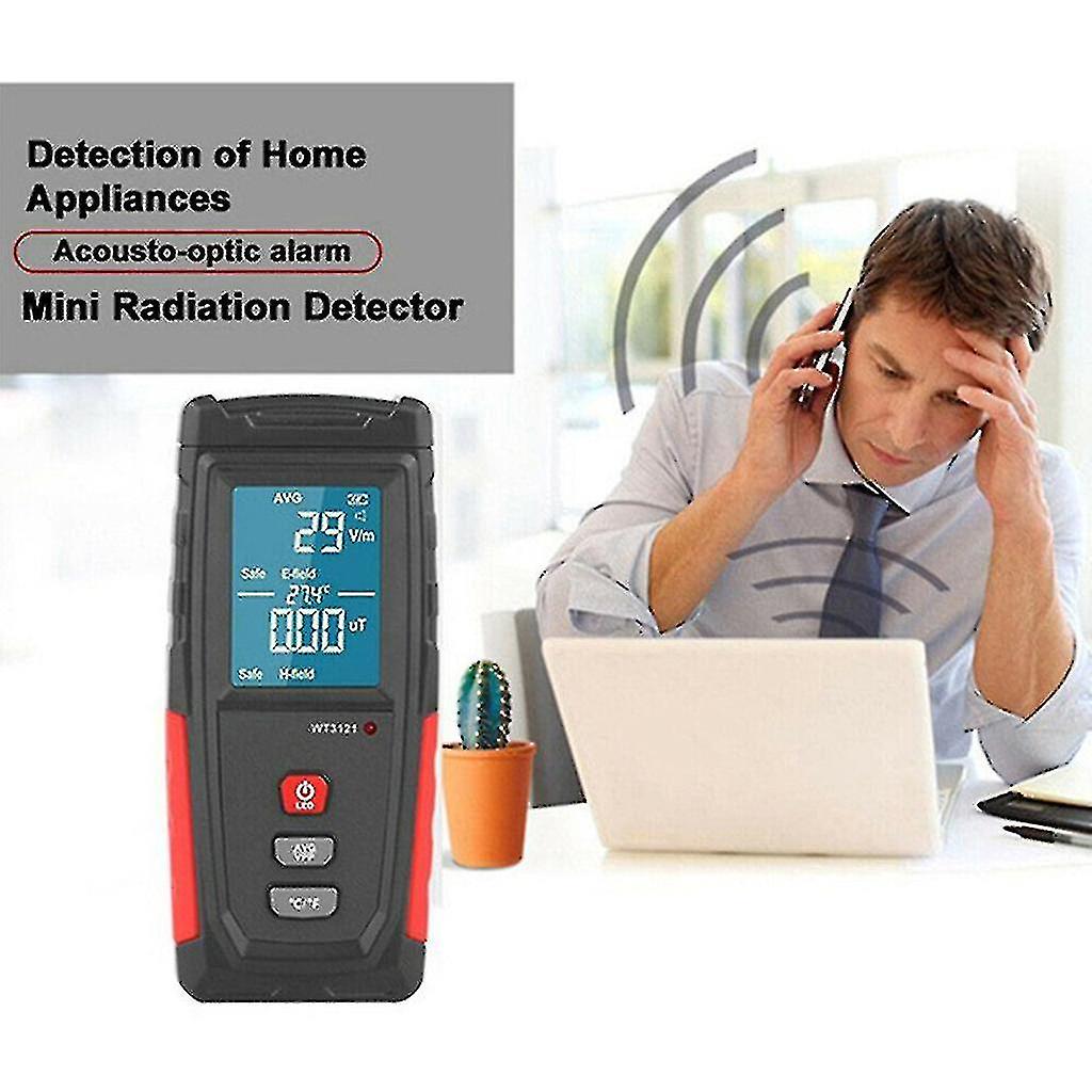 Mini Radiation Meter Tester Detector Electromagnet Lcd Emf Meter Detector