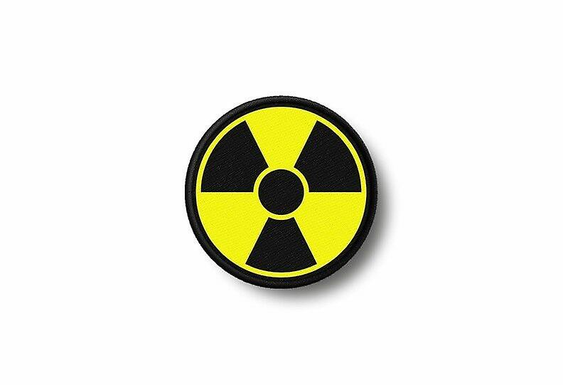 Patch Ecusson Brode Prints Radioactive Thermocollant Symbol Nuclear Radiation