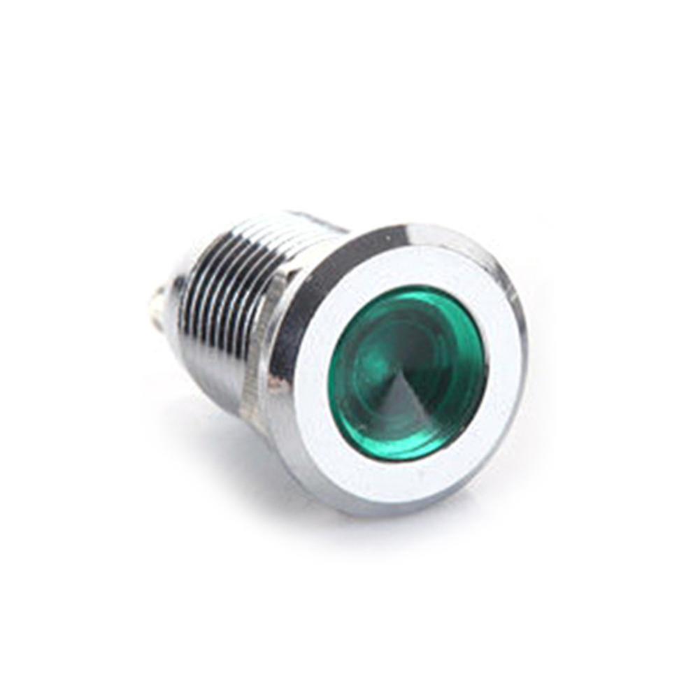 ZHOUBA 1 Pc 12mm 6/12/24/220V Mini Signals Power Supply LED Metal Indicator Light Lamp