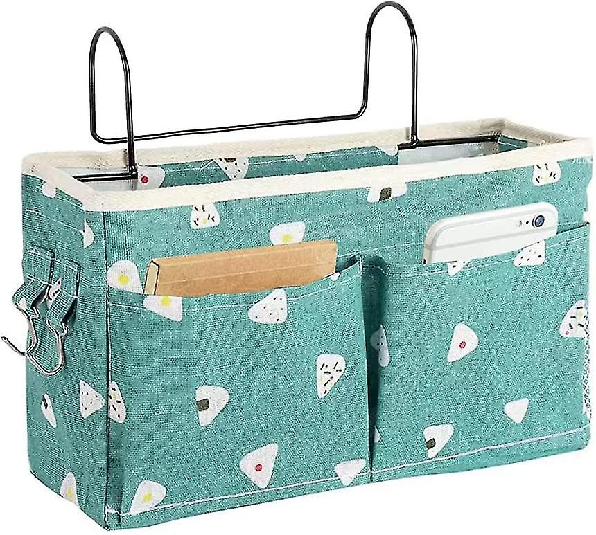 Pocket For Bunk Bed, Bedside Bag Bedside Bag, Canvas, Multifunctional,with Hook