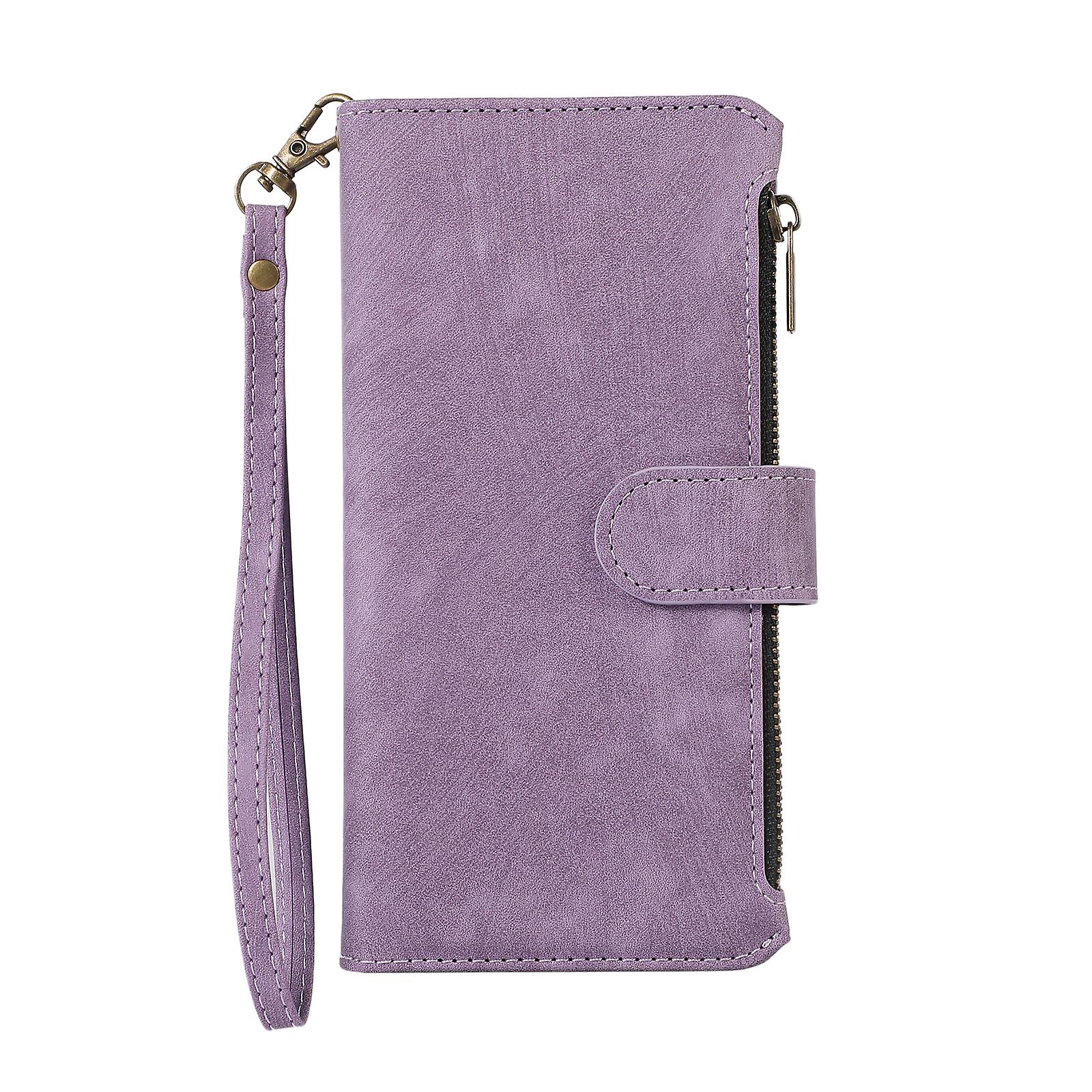 Pu Leather Case For Samsung Galaxy S23 S22 S21 Plus Note 20 Ultra Zipper Wallet Flip Card Slot Phone Bag Cover