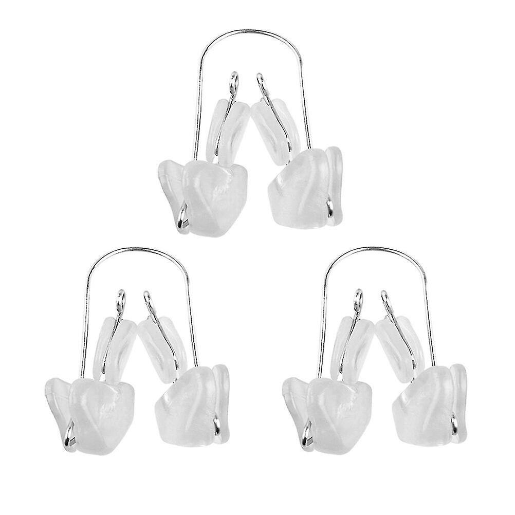 3pcs Transparent Nose Up Lifting Shaping Shaper Straightening Bridge Corrector Beauty Tool For Women