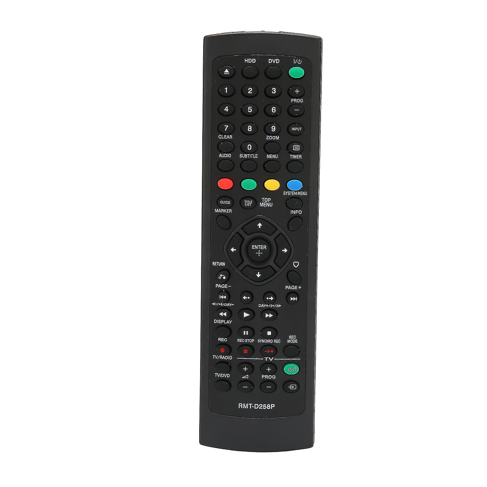 DVD Remote Control Multi Function Sensitive Buttons Replacement DVR Remote for RMTD258P