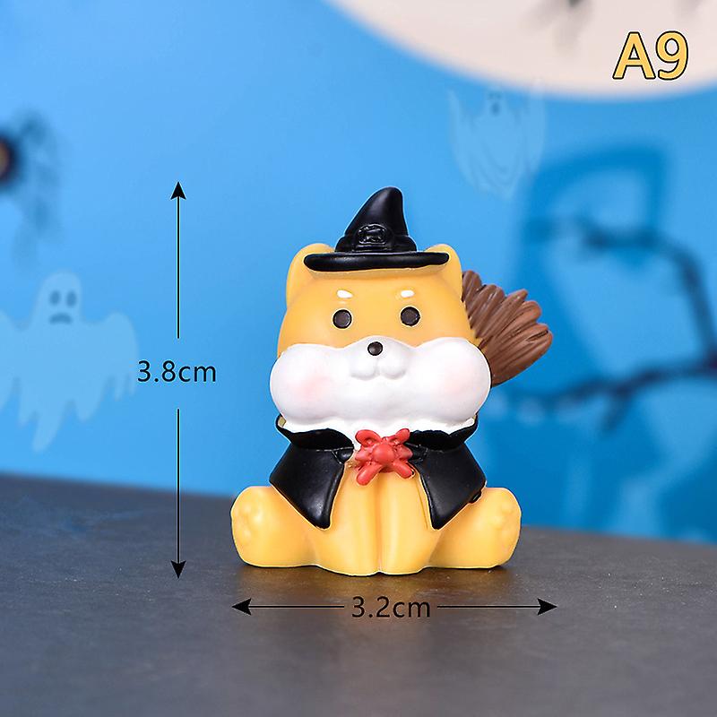 Halloween Elf Garden Festive Resin Trinkets Happy Ghost Bat Simulation Pumpkin