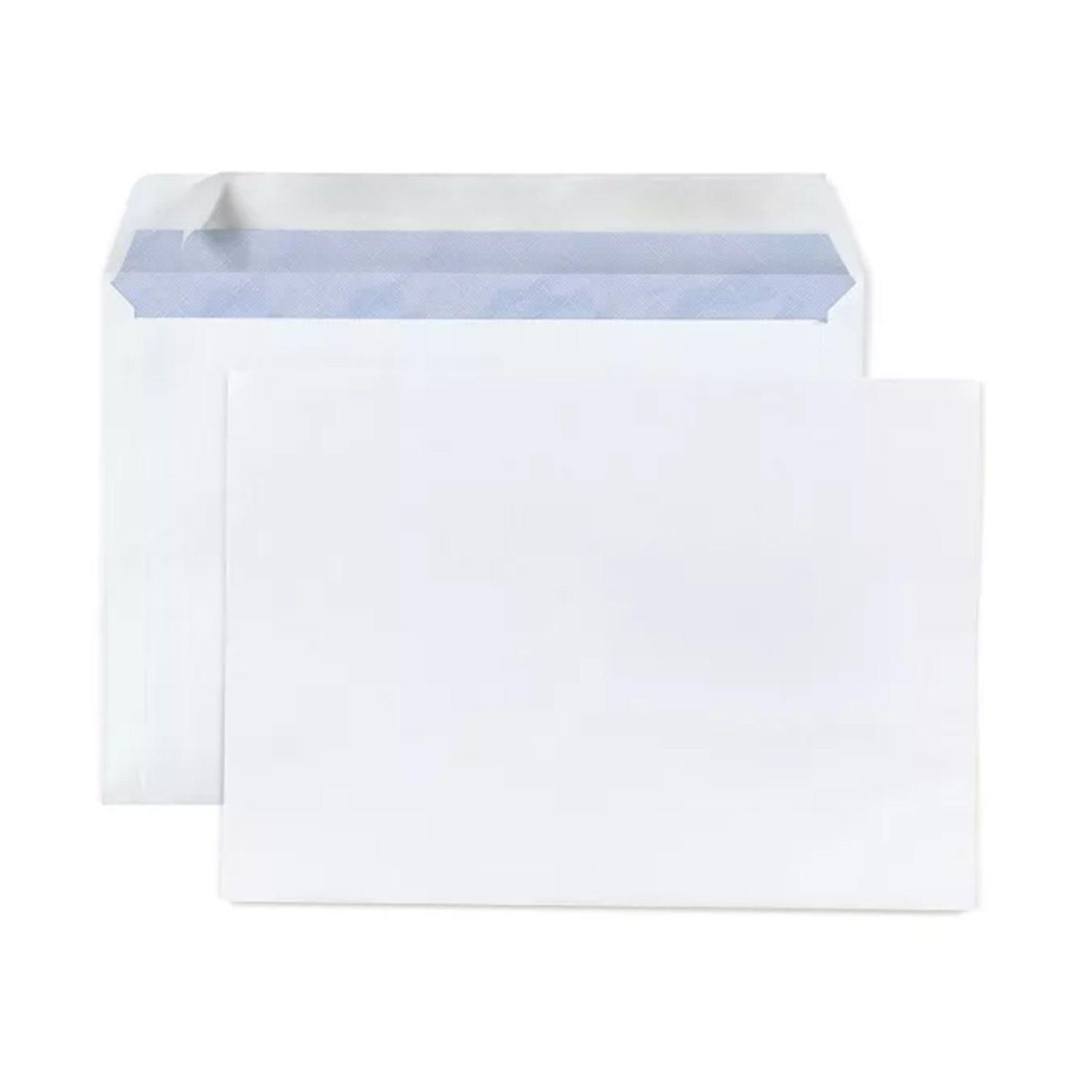 White paper envelope - 16.2 x 22.9 cm