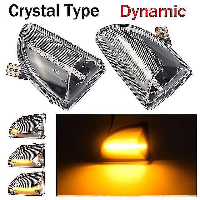 2pcs Smoked Lens Amber Led Dynamic Side Marker Light Blinker Kompatibel mit Smart Fortwo 451 Mk1 &; MKII 2007-2014 Y
