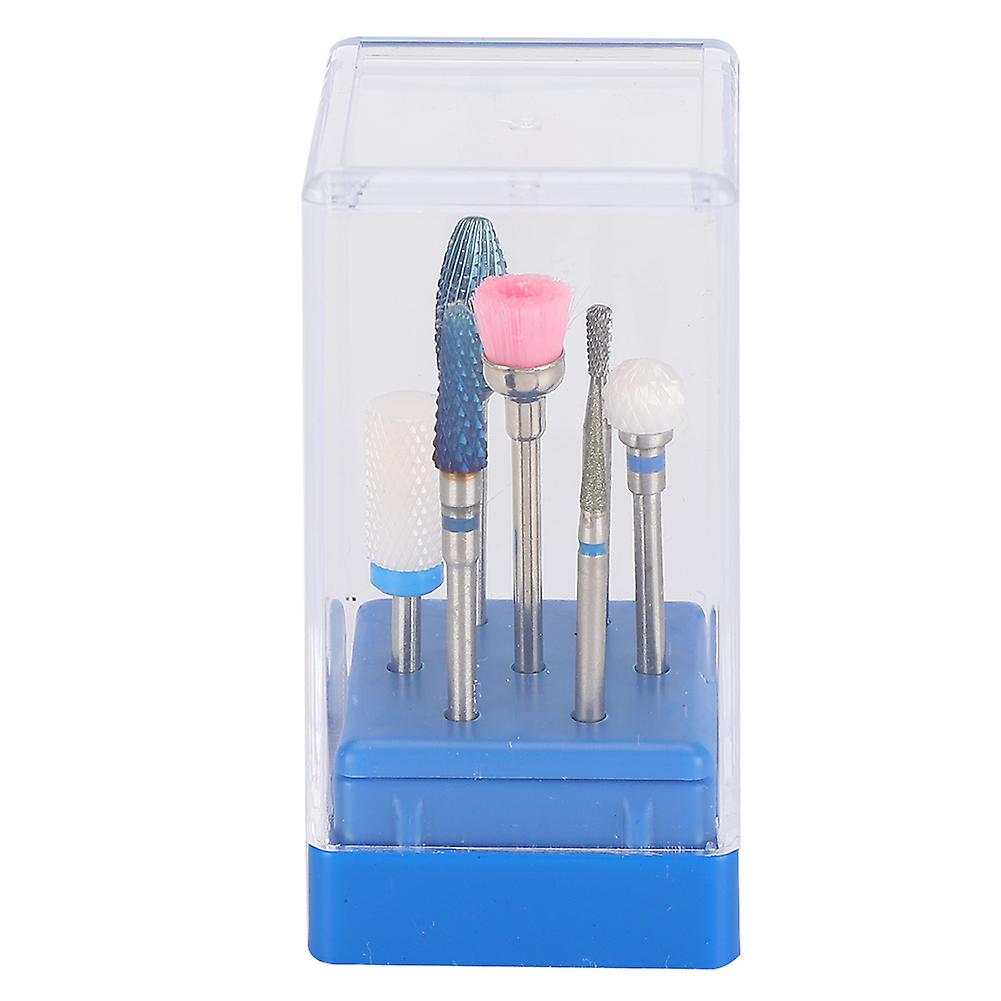 7pcs Professional Nail Drill Bits Set Manicure Pedicure Nail Polishing Machine Accessory