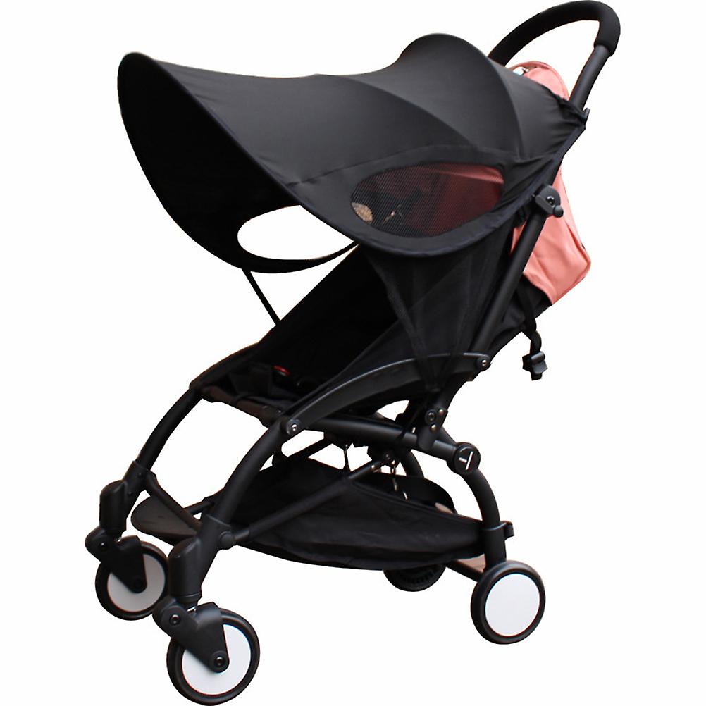 Foldable Baby Stroller with Widen Sun Shade Awning UPF50+ Anti UV Canopy, Universal Fit for Stroller and Carriage