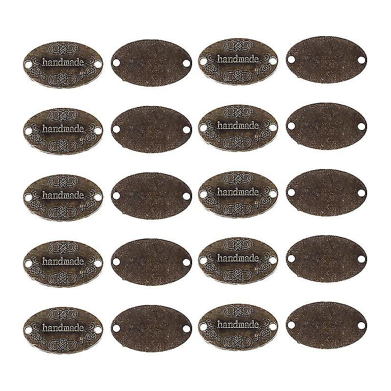 60pcs Label Pendant Charm