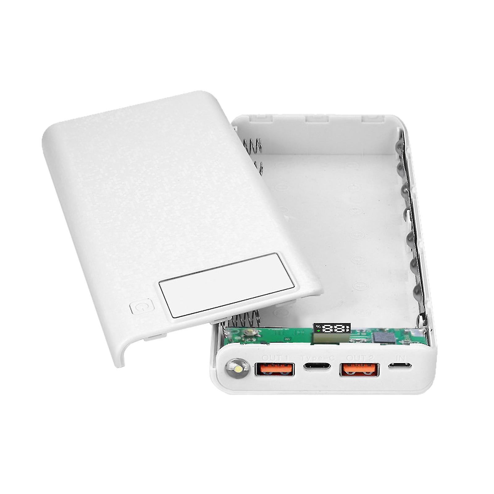 External Battery 8x 18650 Fast Charger Box For Shell Accessories Charging Box