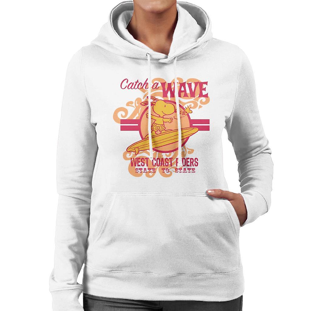Peanuts Snoopy Catch A Wave Women's Hooded Sweatshirt