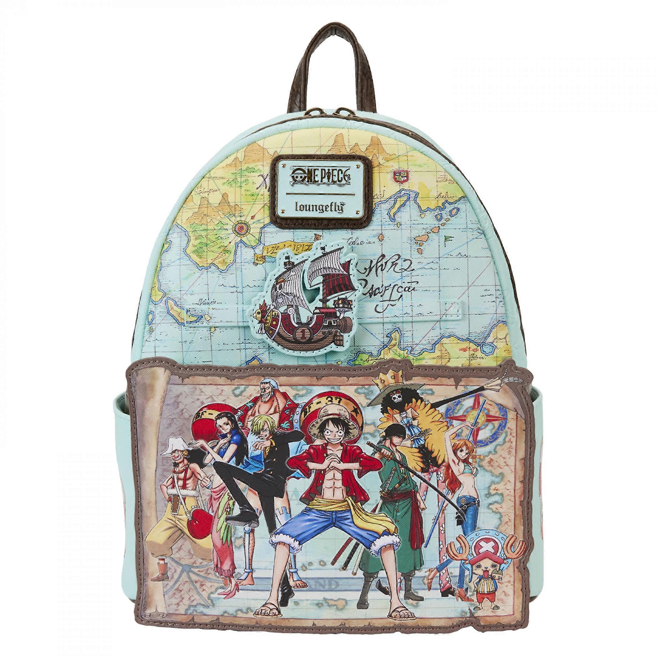 One Piece World Map Mini Backpack By Loungefly