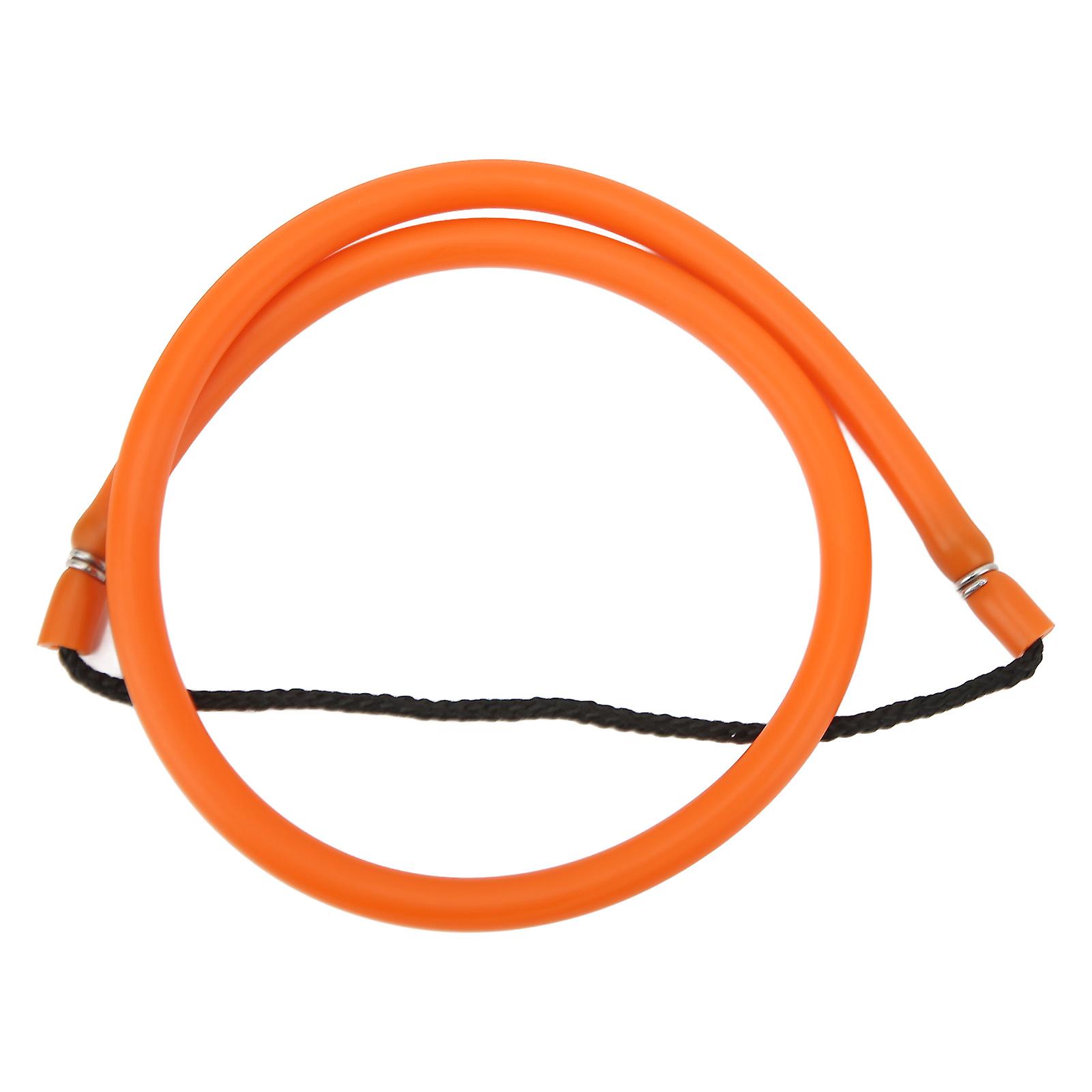 Shooting Pole Spear Sling 5x10mm Latex Band Good Elasticity Accessory for Fishing Orange
