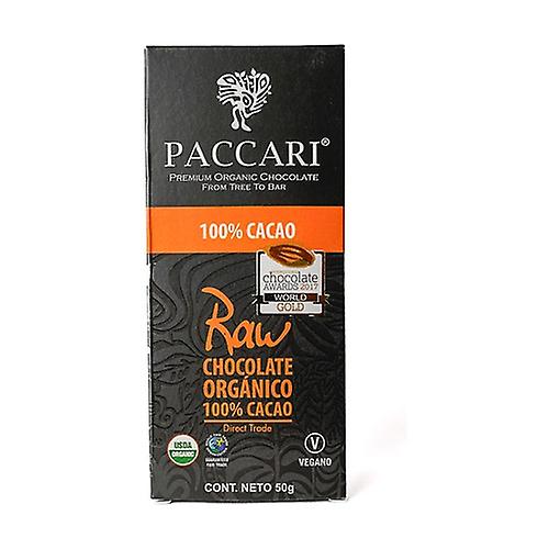 100% Raw Organic Chocolate Bar 50 g (Chocolate)