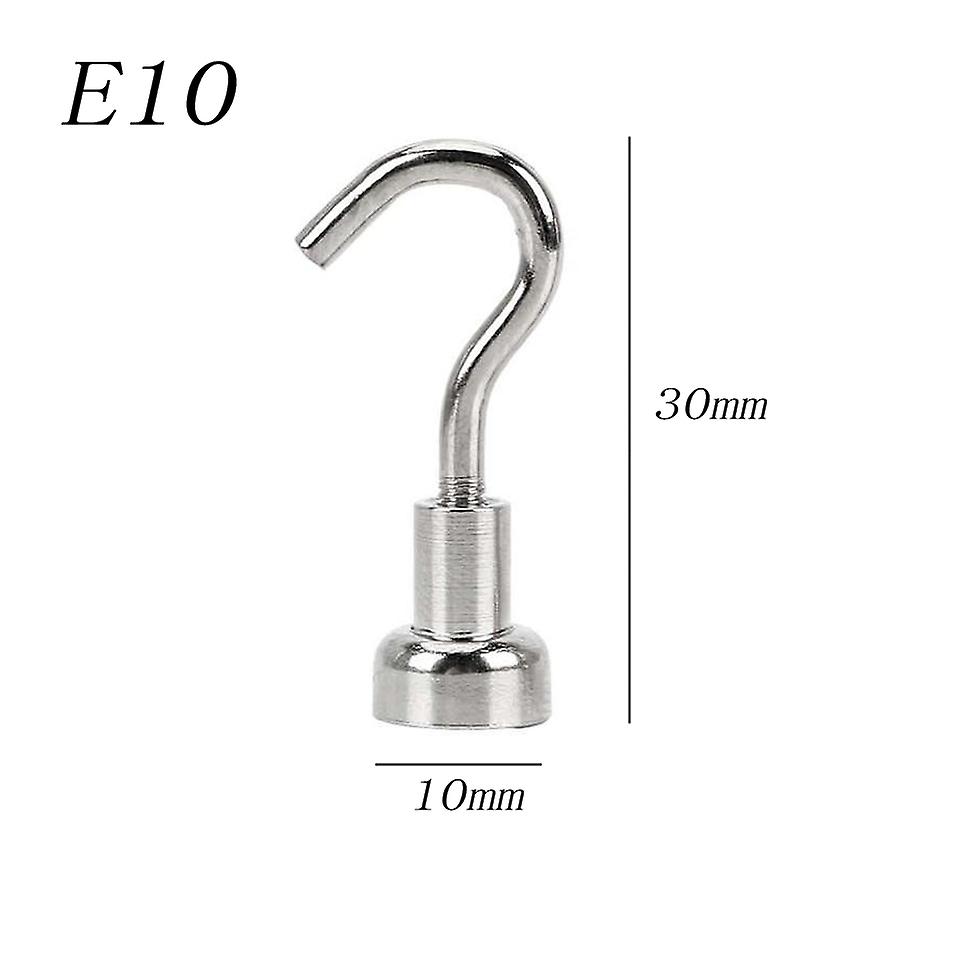 20PCS Strong Magnetic Hooks Multi-Purpose Storage Hooks Home Kitchen Bar Storage Hooks Key Storage H
