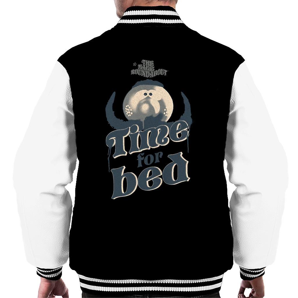 The Magic Roundabout Zebedee Time For Bed Men's Varsity Jacket
