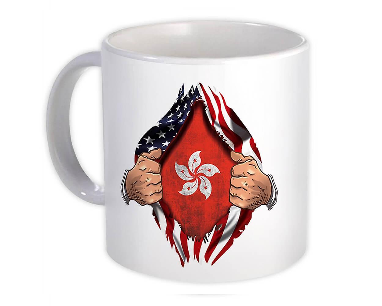 Presentmugg: Hong Kong Flag