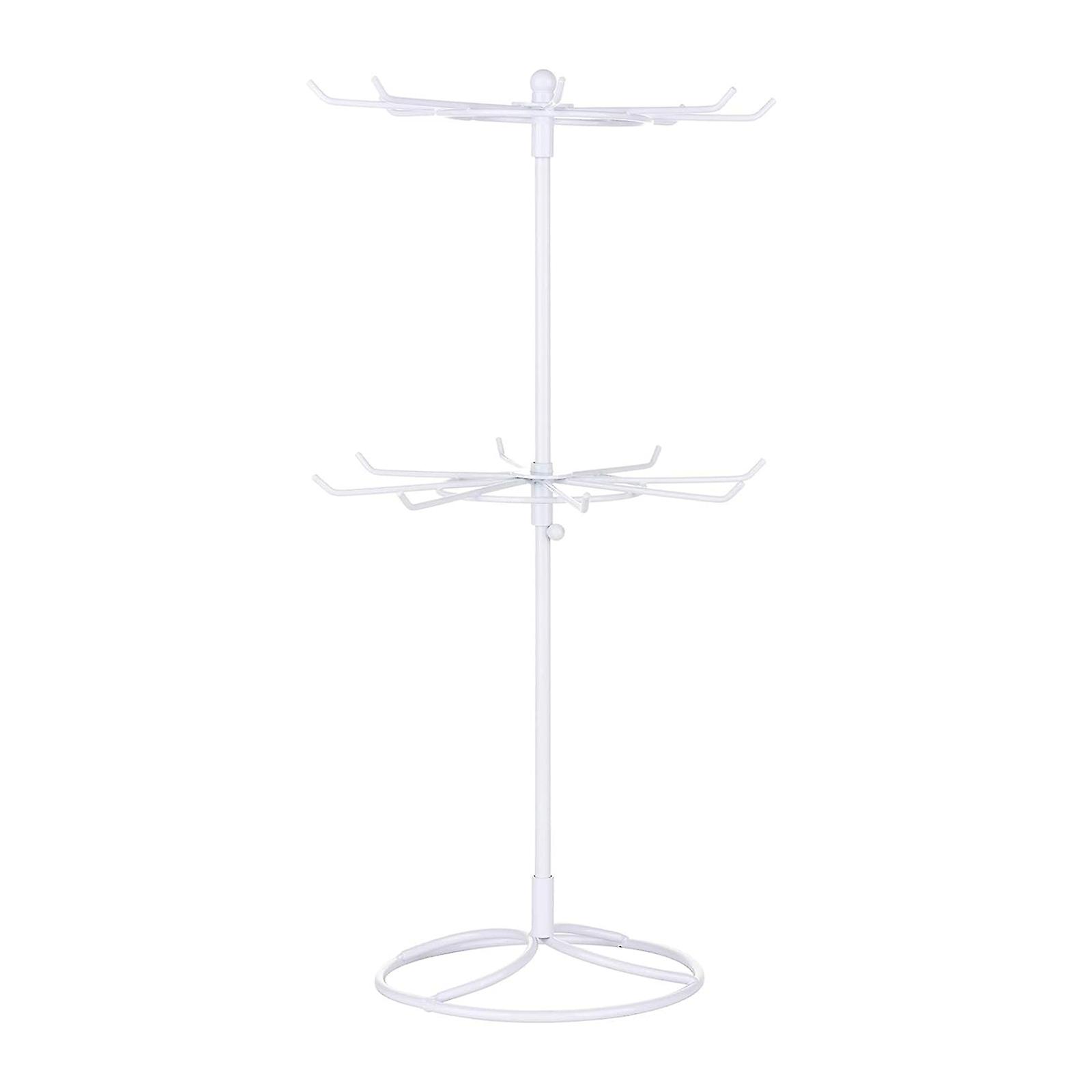 Smykker Rack, Smijern dobbeltlags roterende armbånd Storage Rack Display