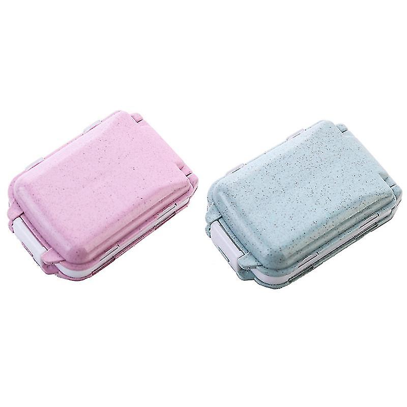 2pcs Portable Medicine Boxes