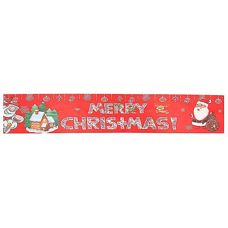 1pcs Xmas Scene Banner