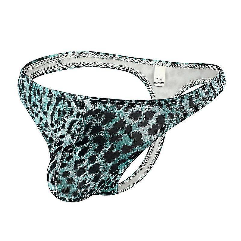 Herren Sexy Leopard Slip T-Back G-String Strings Unterwäsche Unterhose G