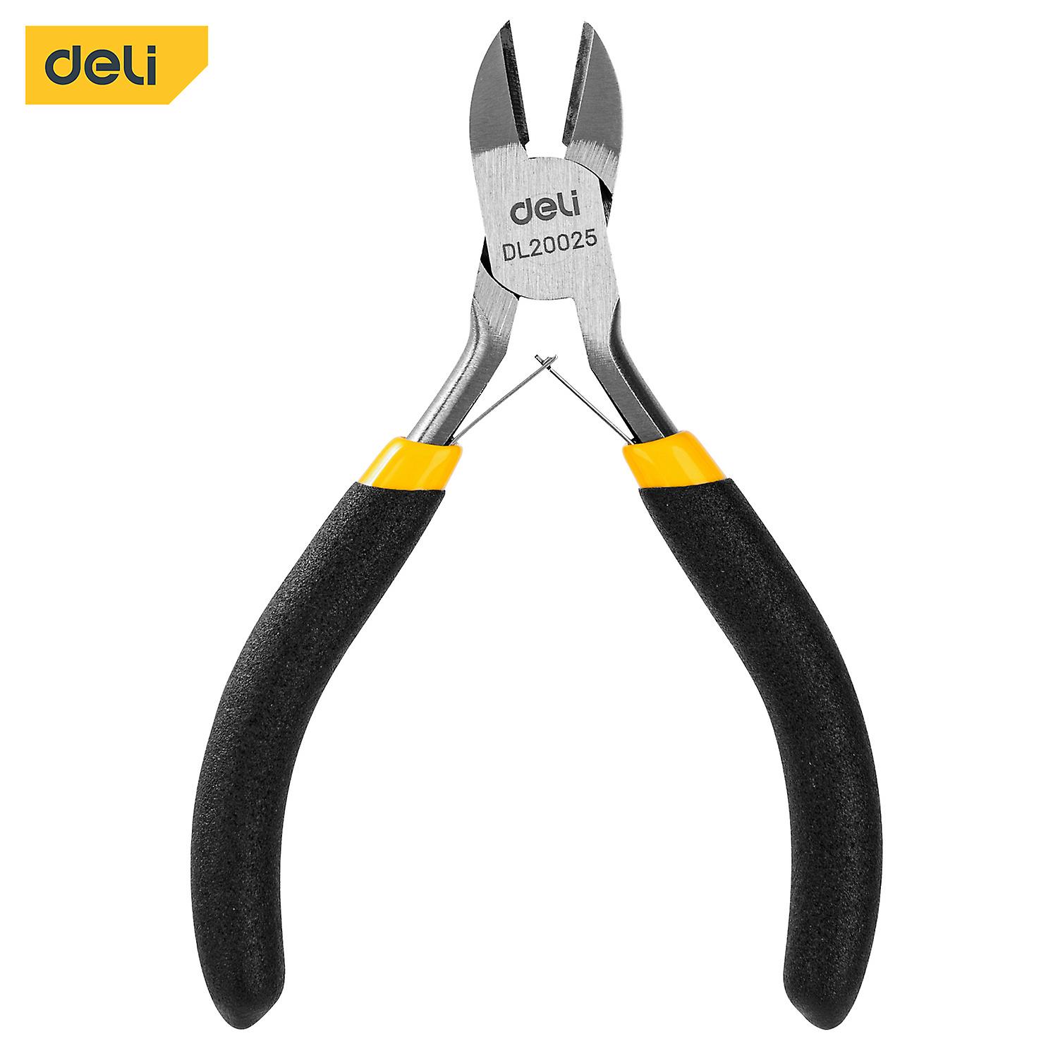 Deli 5 polegadas Universal Wire Cutter Mini Alicate Diagonal Multifuncional Hardware Ferramentas Manuais Eletricista