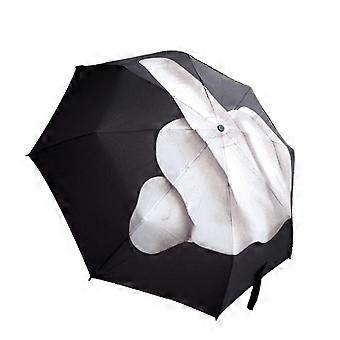 Nowy środkowy palec Czarny parasol Cool Fashions Impact Umbrella