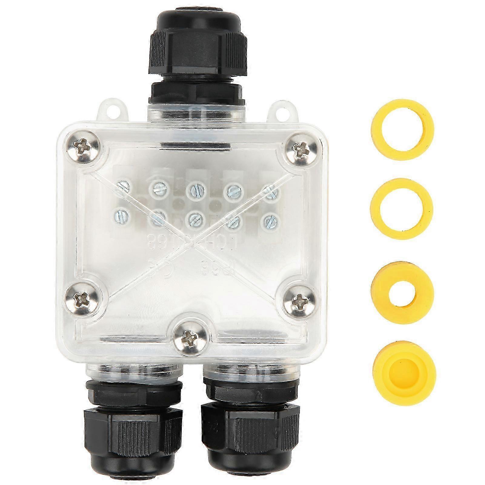 Junction Box 3 Way IP68 Waterproof Terminal Distribution Cable Connector LCH?1311.68
