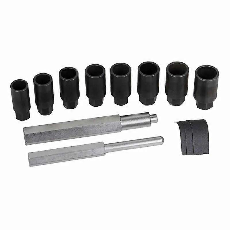 VT13296 10PC Master Locking Wheel Nut Removal & Dismantling Set Open Rim Locks 18~25mm DC157815