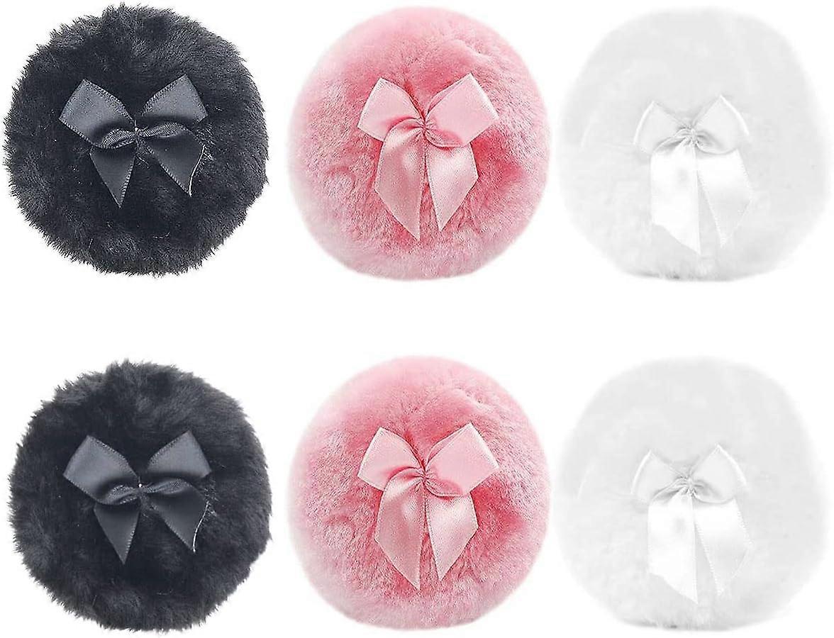 Powder Puffs, 6pcs Soft Makeup Puffs Round Puffs