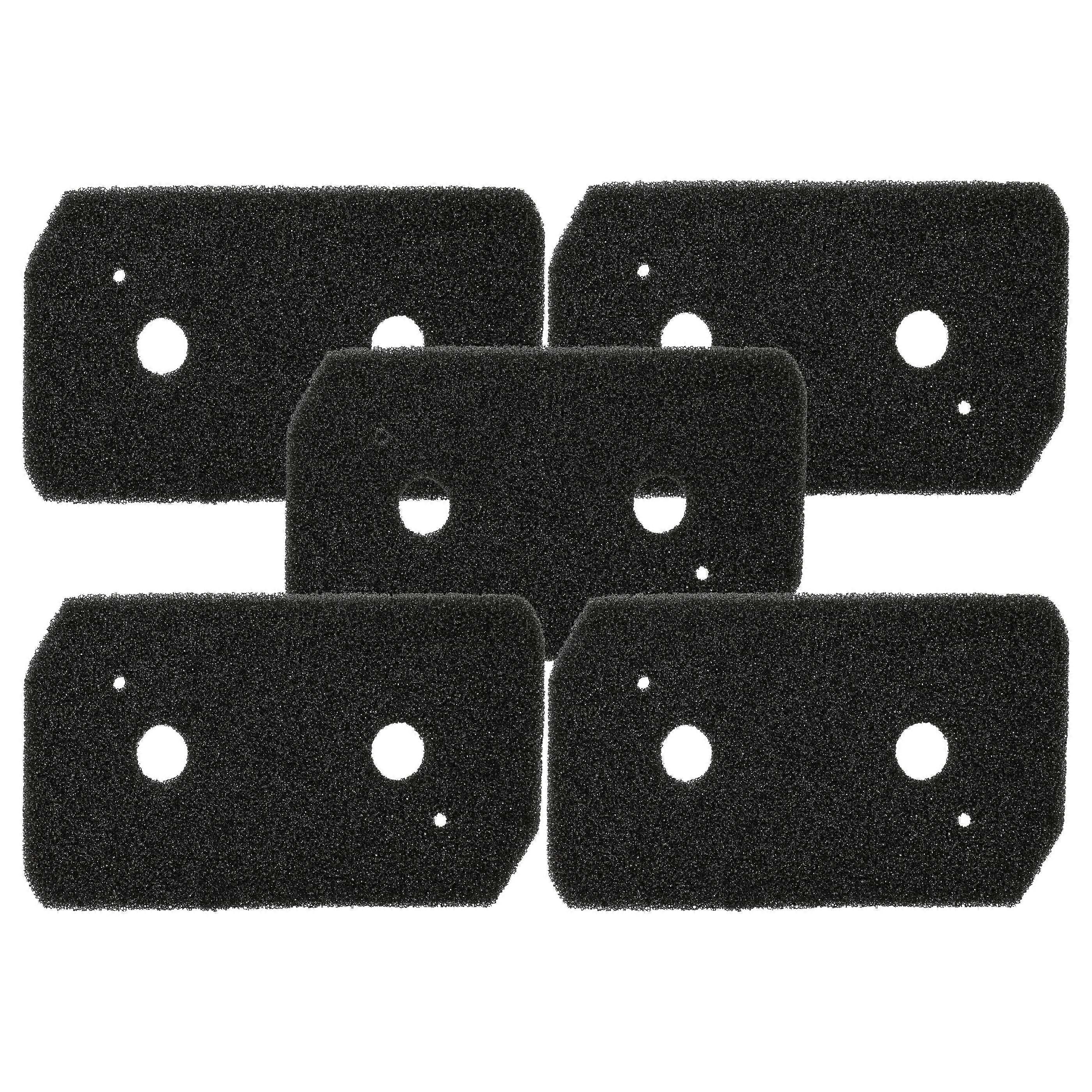vhbw 5x Schaumfilter kompatibel mit Siemens WT43H007IT/01, WT43H007DN/04, WT43H0L7DN/04, WT43H207IT/01, WT43H017DN/01, WT43H017DN/03 Wäschetrockner