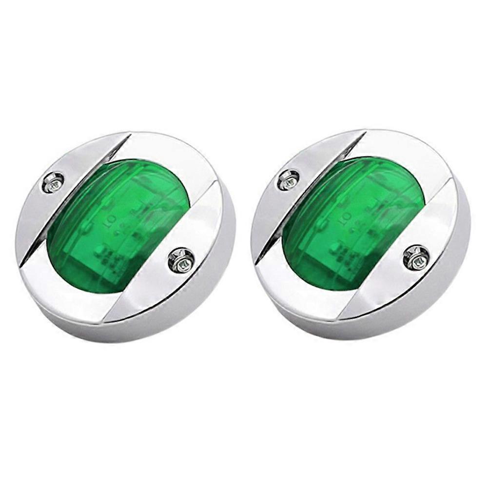 2x Rot Grün Navigation Bootslicht LED 12V Yacht Heck Signallampe Marine Lights Wasserdicht IP68 Universal Bootslicht