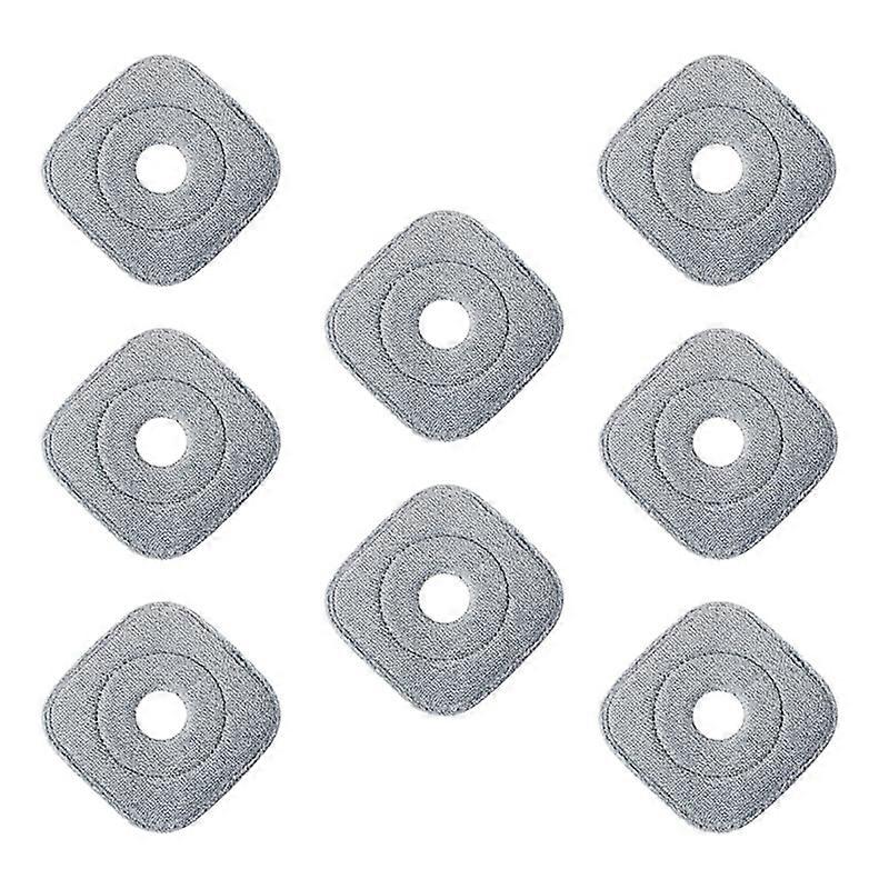 8pcs Mop Cloth For Joybos Mop Squeeze Mop Automatic Separation Rotating Cleaning Floors Mop Pads Cloth