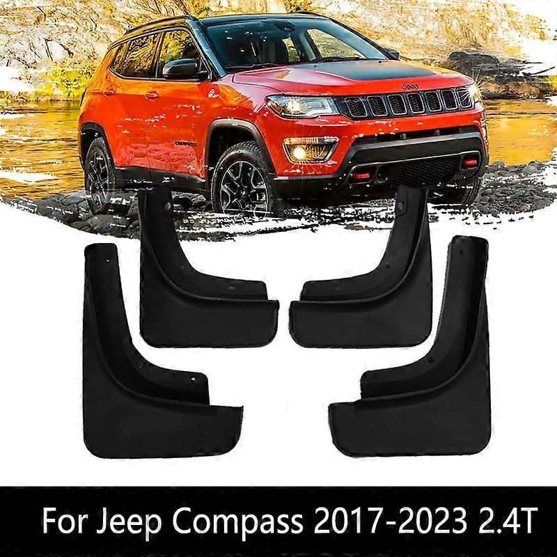 Mudguards For Jeep Compass MK2 2017~2023 2.4T 1.4T Front Rear Mudflaps Splash Guards Fender Wheel Protector Mud Flap Accessories