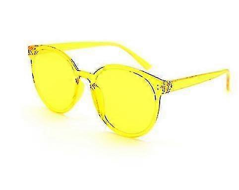 Μόδα στρογγυλά γυαλιά ηλίου για γυναίκες άνδρες oversized vintage αποχρώσεις