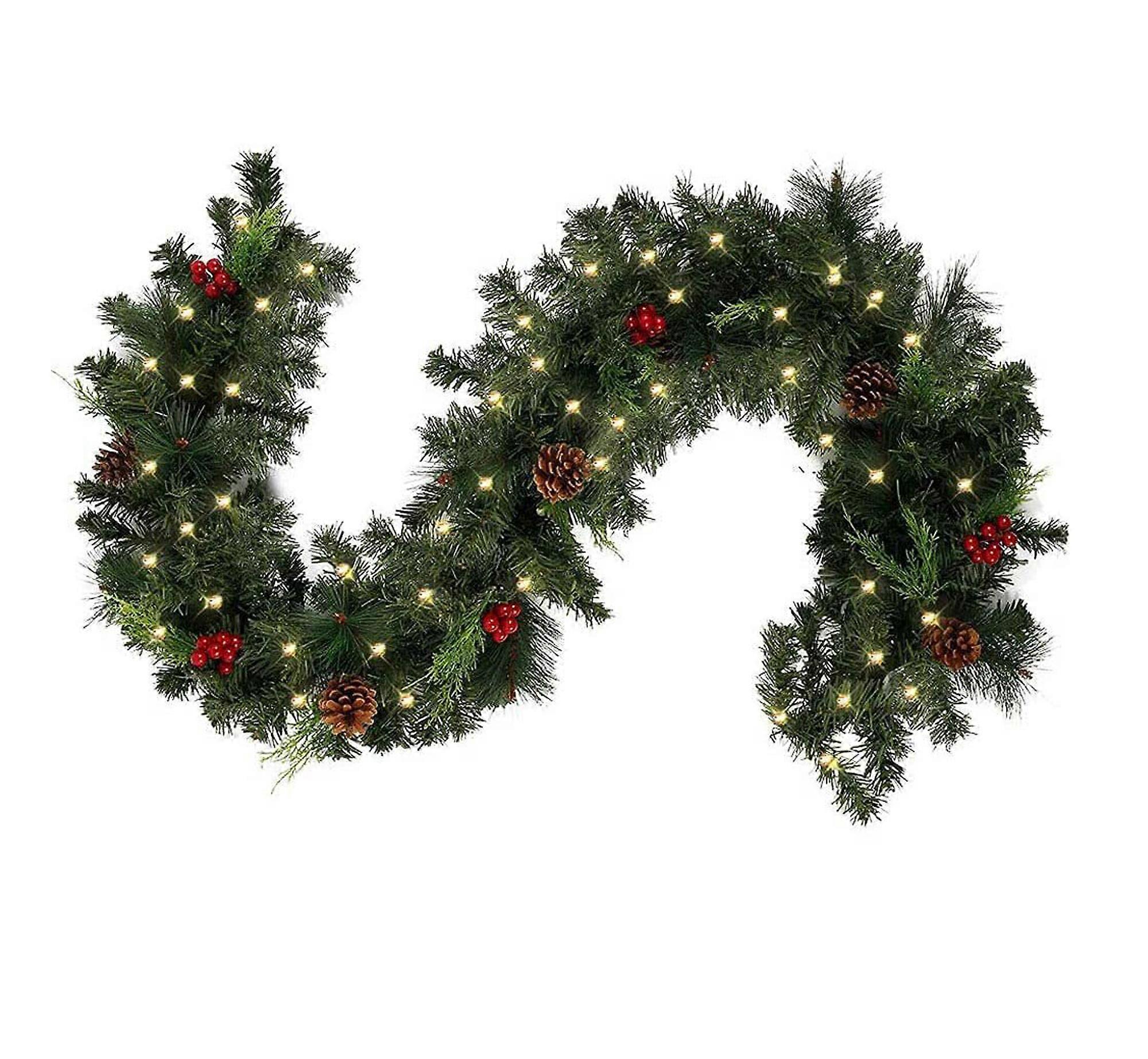 Christmas Tree Garland 270 Cmartificial Tree Christmas Tree Decorated Led Lights For Christmas