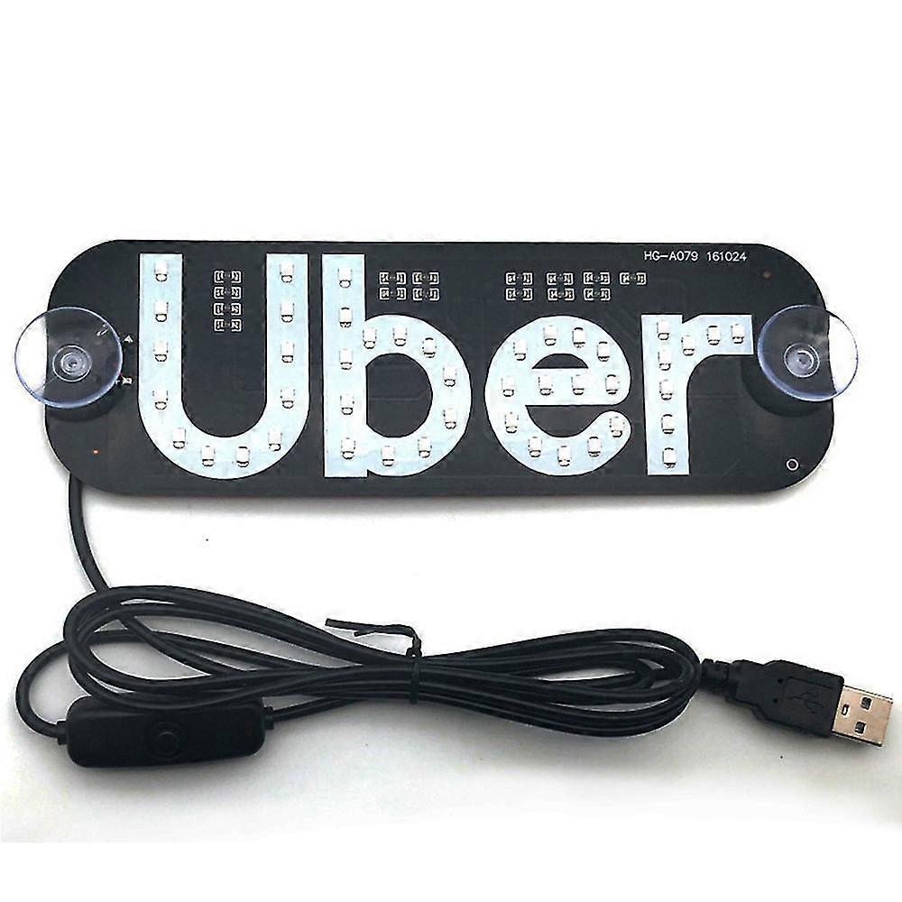 Led Sign Lights Windshield Indicator Lamp Led Bright Lights With Usb Plug